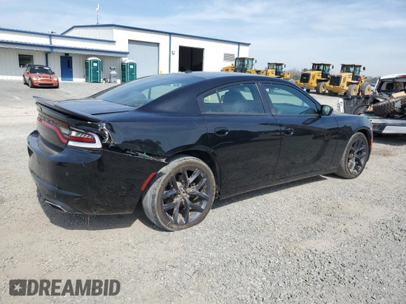 2019 Dodge Charger SXT with VIN 2C3CDXBG0KH553285, listed as a Copart auction lot 49739755 with 80,893 mi miles and Salvage Title. Bid and sale history available at carsss.com. Image 3.