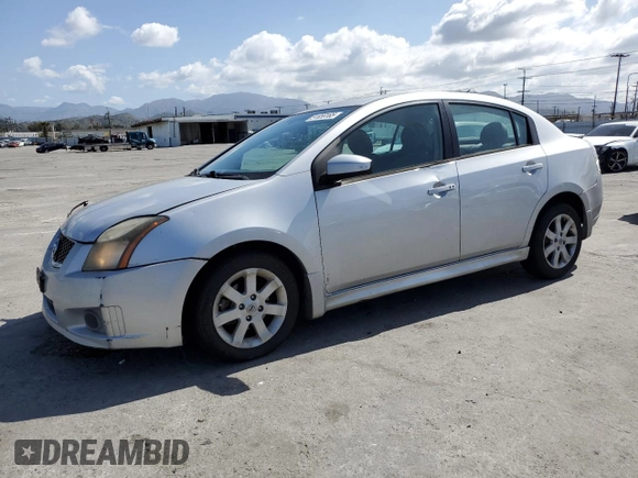 2012 Nissan Sentra S with VIN 3N1AB6AP5CL742840, listed as a Copart auction lot 51659185 with 130,430 mi miles and Salvage title. Bid and sale history available at DreamBid. Image 1.