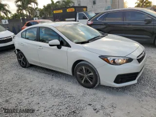 2020 Subaru Impreza Premium with VIN 4S3GKAD68L3611801, listed as a Copart auction lot 43520575 with 49,427 mi miles and Salvage Title. Bid and sale history available at carsss.com. Image 4.
