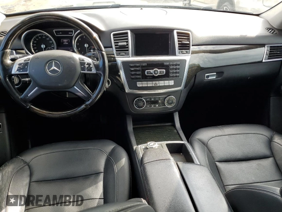 2015 Mercedes-Benz M 350 with VIN 4JGDA5JB1FA550043, listed as a Copart auction lot 54179235 with 187,840 mi miles and Salvage title. Bid and sale history available at DreamBid. Image 8.
