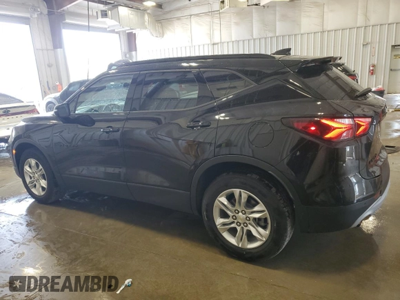 2019 Chevrolet Blazer with VIN 3GNKBGRS7KS642752, listed as a Copart auction lot 60169425 with 44,419 mi miles and Salvage title. Bid and sale history available at DreamBid. Image 2.