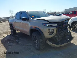 2023 GMC Canyon 4WD Elevation with VIN 1GTP6BEK5P1263088, listed as a IAAI auction lot 41764740 with 17,540 mi miles and . Bid and sale history available at carsss.com. Image 1.