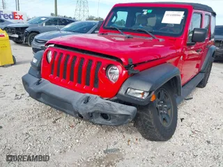 2018 Jeep Wrangler Unlimited Sport S with VIN 1C4HJXDG6JW139791, listed as a IAAI auction lot 41440086 with 94,096 mi miles. Bid and sale history available at carsss.com. Image 6.