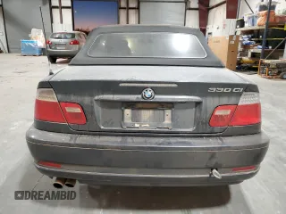 2005 BMW 3 Series 330Ci with VIN WBABW53455PL48536, listed as a Copart auction lot 82608174 with 153,225 mi miles and Salvage Title. Bid and sale history available at carsss.com. Image 6.