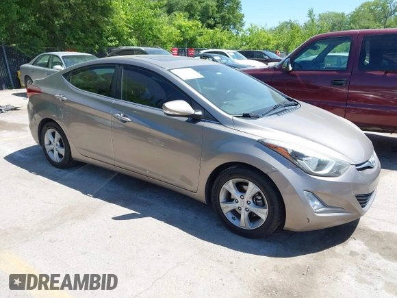 2016 Hyundai Elantra SE with VIN 5NPDH4AE3GH709935, listed as a IAAI auction lot 42292751 with 158,140 mi miles and . Bid and sale history available at DreamBid. Image 1.