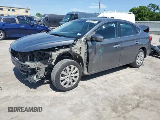 2017 Nissan Sentra S with VIN 3N1AB7APXHY382397, listed as a Copart auction lot 55091364 with 140,279 mi miles and Salvage Title. Bid and sale history available at carsss.com. Image 1.