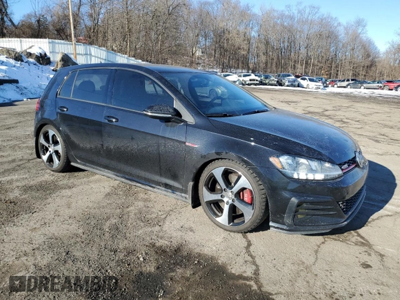 2021 Volkswagen Golf GTI S with VIN 3VW6T7AU6MM009104, listed as a Copart auction lot 42245355 with 44,038 mi miles and Salvage Title. Bid and sale history available at carsss.com. Image 4.