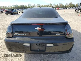 2007 Chevrolet Monte Carlo LS with VIN 2G1WJ15K779405546, listed as a Copart auction lot 83322184 with 97,904 mi miles and Salvage Title. Bid and sale history available at carsss.com. Image 6.