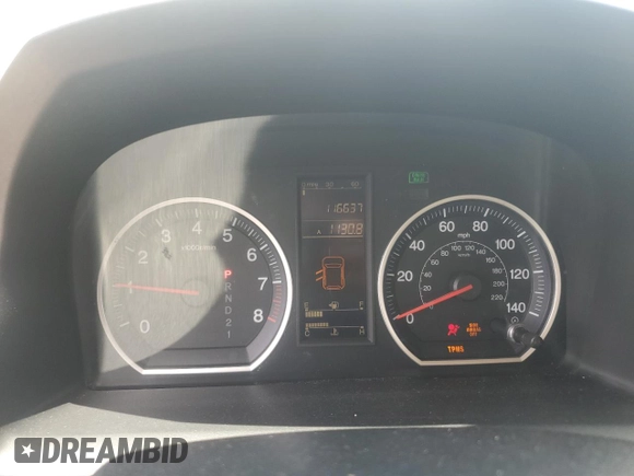 2010 Honda CR-V LX with VIN 5J6RE3H34AL031139, listed as a Copart auction lot 61414005 with 116,637 mi miles and Salvage title. Bid and sale history available at DreamBid. Image 9.