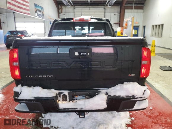 2022 Chevrolet Colorado 4WD LT with VIN 1GCGTCEN3N1136961, listed as a Copart auction lot 89175325 with 60,438 mi miles and Salvage Title. Bid and sale history available at carsss.com. Image 6.