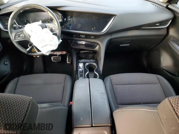 2023 Buick Envision Preferred with VIN LRBFZMR47PD217169, listed as a Copart auction lot 87607765 with 5,411 mi miles and Salvage Title. Bid and sale history available at carsss.com. Image 8.