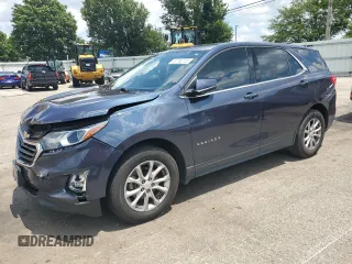 2018 Chevrolet Equinox LT with VIN 3GNAXJEV0JL395514, listed as a Copart auction lot 62790705 with 87,435 mi miles and Salvage title. Bid and sale history available at DreamBid. Image 1.