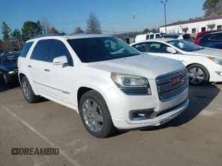 2016 GMC Acadia Denali with VIN 1GKKRTKD4GJ257624, listed as a IAAI auction lot 41769196 with 129,229 mi miles. Bid and sale history available at carsss.com. Image 1.