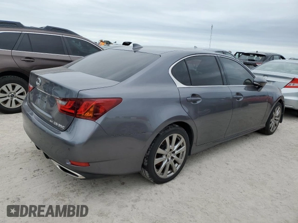 2015 Lexus GS 350 with VIN JTHCE1BL6FA009931, listed as a Copart auction lot 76609264 with Not Provided miles and Salvage Title. Bid and sale history available at DreamBid. Image 3.