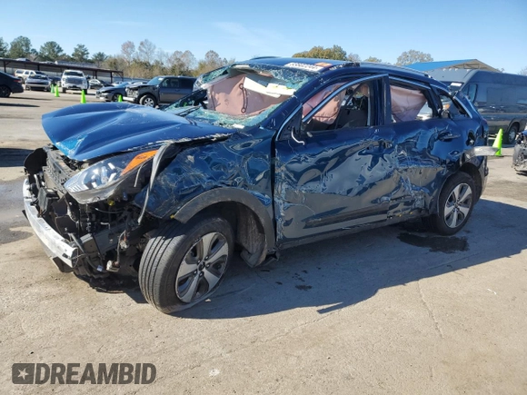 2022 Kia Niro LXS with VIN KNDCB3LC1N5499271, listed as a Copart auction lot 83802244 with 98,159 mi miles and Salvage Title. Bid and sale history available at carsss.com. Image 1.