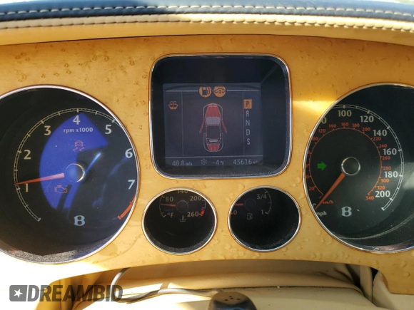 2008 Bentley Continental GT z VIN SCBDR33WX8C055299, wystawiony jako Copart lot #87593245 z przebiegiem 43 616 mil mil oraz Szkoda całkowita • Salvage title. Historia ofert i sprzedaży dostępna na DreamBid. Obrazek 9.