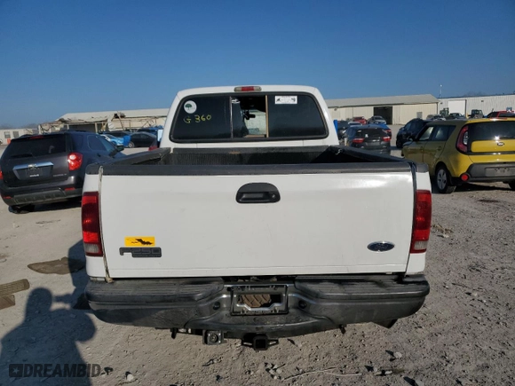 2004 Ford Super Duty F-250 XL with VIN 1FTNW21P94EB29259, listed as a Copart auction lot 48308805 with 0 mi miles and Salvage Title. Bid and sale history available at carsss.com. Image 6.