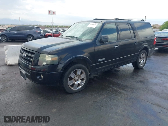 2008 Ford Expedition Max Limited z VIN 1FMFK19508LA39394, wystawiony jako IAAI lot #42660736 z przebiegiem 172 338 mil mil oraz . Historia ofert i sprzedaży dostępna na DreamBid. Obrazek 2.