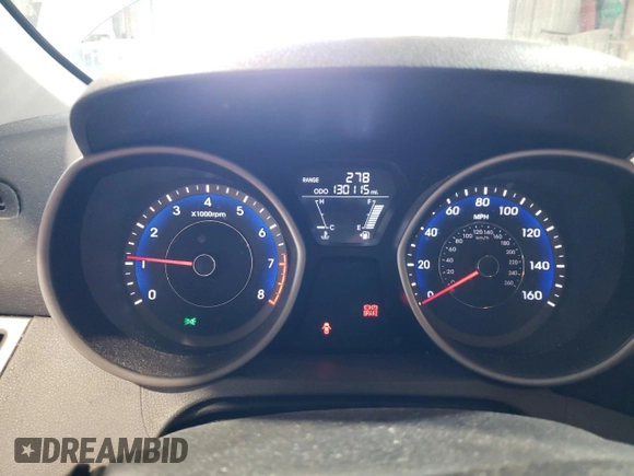 2013 Hyundai Elantra Coupe GS with VIN KMHDH6AE7DU004516, listed as a Copart auction lot 78546644 with 130,115 mi miles and Salvage Title. Bid and sale history available at carsss.com. Image 9.