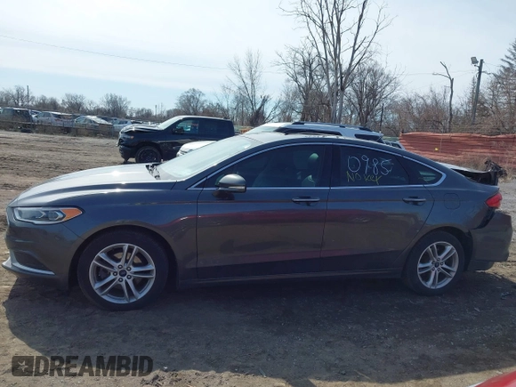 2018 Ford Fusion SE with VIN 3FA6P0HD5JR210985, listed as a IAAI auction lot 41776984 with 83,415 mi miles. Bid and sale history available at carsss.com. Image 14.