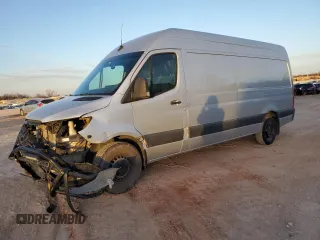 2021 Mercedes-Benz Sprinter Cargo with VIN W1W40CHY6MT044610, listed as a Copart auction lot 89075825 with 335,882 mi miles and Salvage Title. Bid and sale history available at carsss.com. Image 1.