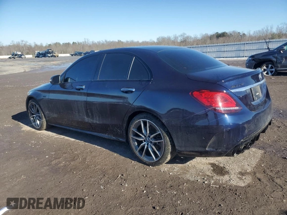 2020 Mercedes-Benz C 43 AMG with VIN WDDWF6EB3LR557917, listed as a Copart auction lot 88115195 with 29,456 mi miles and Salvage Title. Bid and sale history available at carsss.com. Image 2.