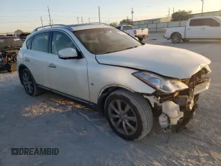 2017 Infiniti QX50 with VIN JN1BJ0RR9HM411752, listed as a Copart auction lot 76540514 with 110,546 mi miles and Salvage Title. Bid and sale history available at carsss.com. Image 4.
