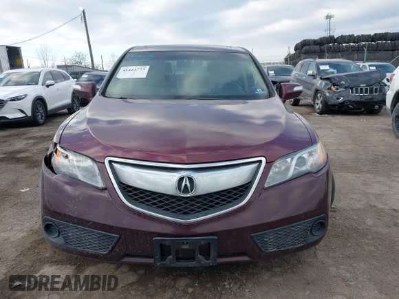 2013 Acura RDX with VIN 5J8TB4H37DL016960, listed as a IAAI auction lot 41423773 with 1 mi miles. Bid and sale history available at carsss.com. Image 11.