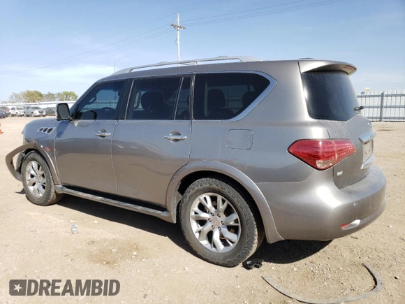 2013 Infiniti QX56 with VIN JN8AZ2NE6D9041684, listed as a Copart auction lot 73766054 with 153,777 mi miles and Salvage Title. Bid and sale history available at carsss.com. Image 2.