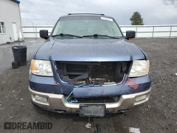 2003 Ford Expedition Eddie Bauer with VIN 1FMFU18L73LA04922, listed as a Copart auction lot 57524475 with 313,086 mi miles and Salvage title. Bid and sale history available at DreamBid. Image 5.