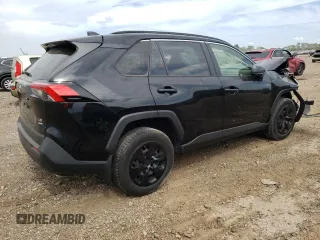 2019 Toyota RAV4 LE with VIN JTMF1RFV7KJ001139, listed as a Copart auction lot 66197193 with 55,811 mi miles and Salvage title. Bid and sale history available at DreamBid. Image 3.