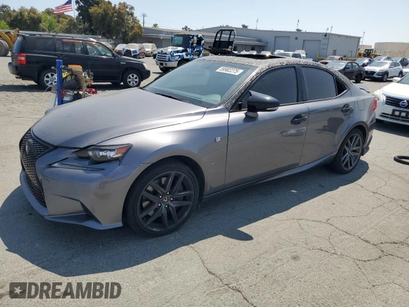 2016 Lexus IS 350 z VIN JTHBE1D23G5023991, wystawiony jako Copart lot #59902275 z przebiegiem Nie podano mil oraz Szkoda całkowita • Salvage title. Historia ofert i sprzedaży dostępna na DreamBid. Obrazek 1.