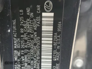2024 Lexus ES 350 Luxury z VIN 58AEZ1B19RU179379, wystawiony jako Copart lot #47255955 z przebiegiem 10 219 mil mil oraz Szkoda całkowita • Salvage title. Historia ofert i sprzedaży dostępna na DreamBid. Obrazek 13.