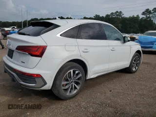 2023 Audi Q5 Sportback S line Prestige with VIN WA16AAFY0P2137734, listed as a Copart auction lot 58766465 with 17,527 mi miles and Salvage title. Bid and sale history available at DreamBid. Image 3.