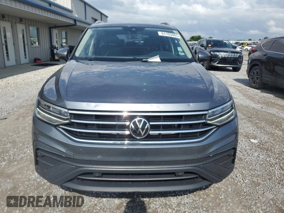 2023 Volkswagen Tiguan SE with VIN 3VVNB7AX5PM066685, listed as a Copart auction lot 61193465 with 44,816 mi miles and Salvage title. Bid and sale history available at DreamBid. Image 5.