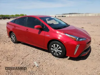 2019 Toyota Prius LE with VIN JTDL9RFUXK3006522, listed as a Copart auction lot 60734205 with 71,642 mi miles and Salvage title. Bid and sale history available at DreamBid. Image 4.