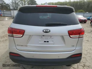 2017 Kia Sorento LX V6 with VIN 5XYPG4A54HG224325, listed as a Copart auction lot 51541545 with 222,222 mi miles and Clean Title. Bid and sale history available at carsss.com. Image 6.