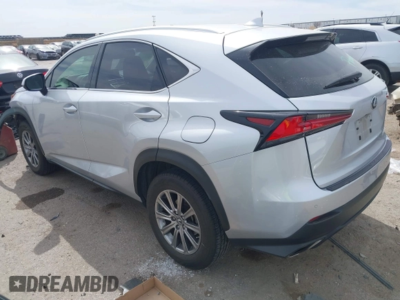 2019 Lexus NX with VIN JTJYARBZ7K2132869, listed as a IAAI auction lot 41795753 with 71,635 mi miles. Bid and sale history available at carsss.com. Image 3.