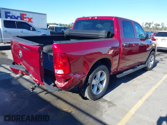 2014 Ram 1500 Express z VIN 1C6RR6KT9ES458520, wystawiony jako IAAI lot #41259742 z przebiegiem 89 064 mil mil oraz . Historia ofert i sprzedaży dostępna na DreamBid. Obrazek 4.