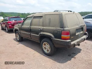 1996 Jeep Grand Cherokee Limited with VIN 1J4GZ78Y9TC351364, listed as a IAAI auction lot 42368001 with 254,634 mi miles and . Bid and sale history available at DreamBid. Image 3.