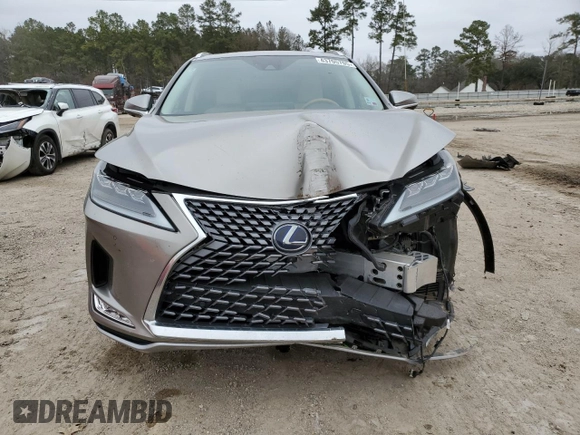 2020 Lexus RX with VIN 2T2HGMDA6LC043854, listed as a Copart auction lot 43705705 with 39,700 mi miles and Salvage Title. Bid and sale history available at carsss.com. Image 5.
