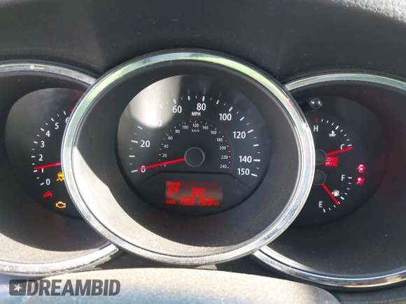 2013 Kia Sorento EX with VIN 5XYKU3A6XDG400861, listed as a IAAI auction lot 41970374 with 155,159 mi miles. Bid and sale history available at carsss.com. Image 7.