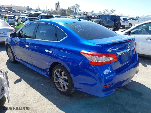 2015 Nissan Sentra S with VIN 3N1AB7AP6FY232073, listed as a IAAI auction lot 41667648 with 149,764 mi miles. Bid and sale history available at carsss.com. Image 3.