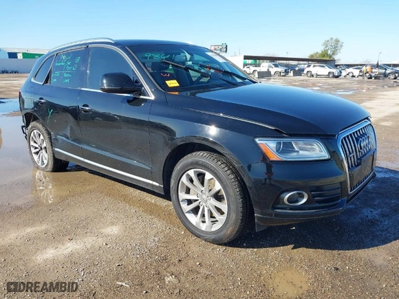 2016 Audi Q5 Premium with VIN WA1C2AFP6GA045539, listed as a IAAI auction lot 41134864 with 105,152 mi miles. Bid and sale history available at carsss.com. Image 1.