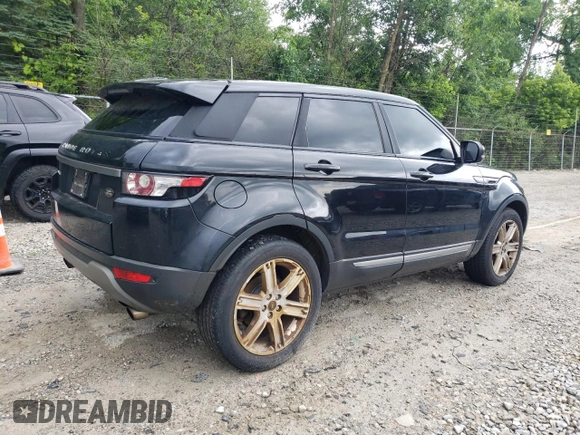 2013 Land Rover Range Rover Evoque Pure Plus with VIN SALVP2BG4DH849121, listed as a Copart auction lot 61446725 with 136,772 mi miles and Clean title. Bid and sale history available at DreamBid. Image 3.