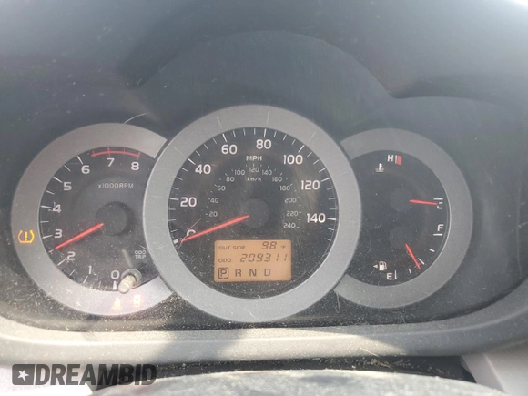2008 Toyota RAV4 с VIN JTMBK33V586032639, выставлен на аукционе Copart как лот 59744865 с пробегом 209 311 миль миль и Чистый • Clean title. История ставок и продаж доступна на DreamBid. Изображение 9.