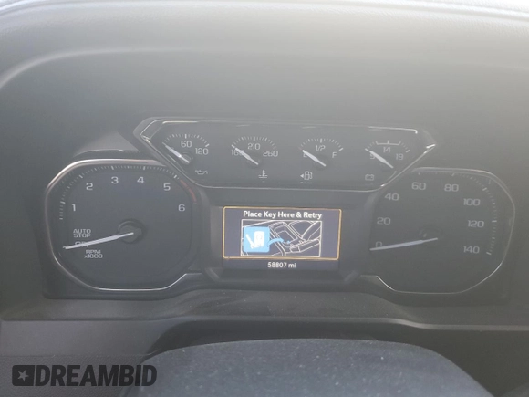2021 GMC Sierra 1500 Elevation with VIN 3GTU9CET6MG367479, listed as a Copart auction lot 45687305 with 58,807 mi miles and Salvage Title. Bid and sale history available at DreamBid. Image 9.
