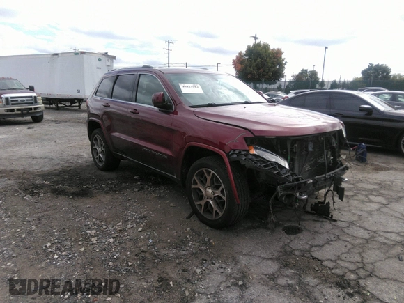 2018 Jeep Grand Cherokee Limited with VIN 1C4RJFBG8JC251169, listed as a IAAI auction lot 40423582 with 68,793 mi miles and . Bid and sale history available at DreamBid. Image 1.