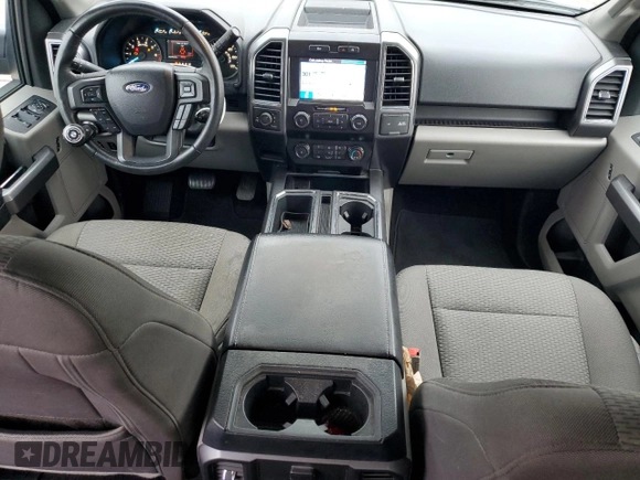 2019 Ford F-150 XL with VIN 1FTEW1E41KFC39126, listed as a Copart auction lot 61358815 with 43,765 mi miles and Salvage title. Bid and sale history available at DreamBid. Image 8.