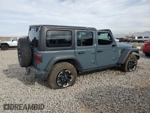 2024 Jeep Wrangler Rubicon with VIN 1C4RJXR62RW292085, listed as a Copart auction lot 81642354 with 16,097 mi miles and Clean title. Bid and sale history available at DreamBid. Image 3.
